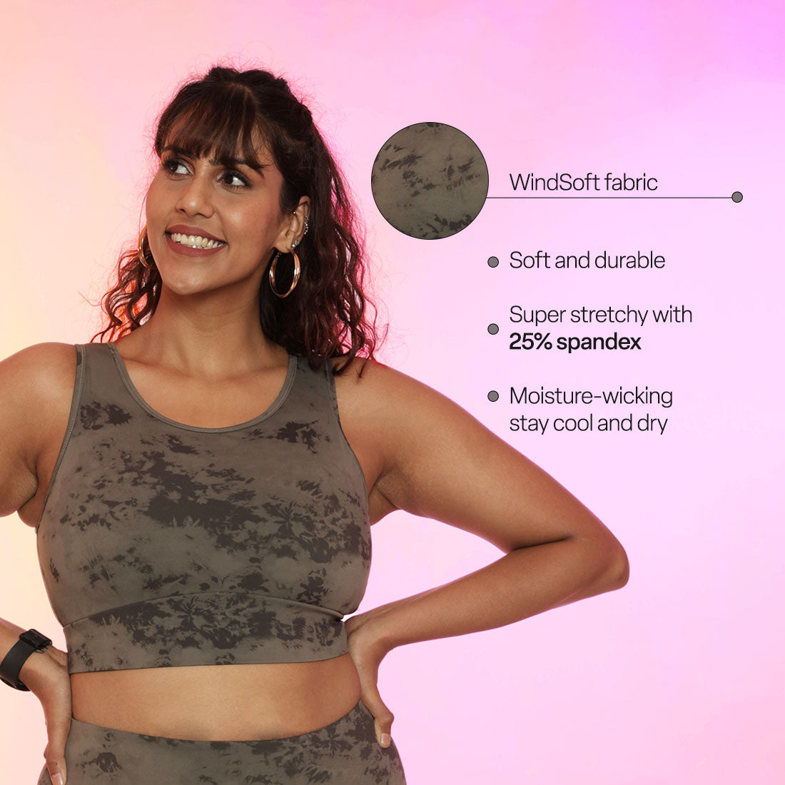 Active Tie-Dye Sports Bra