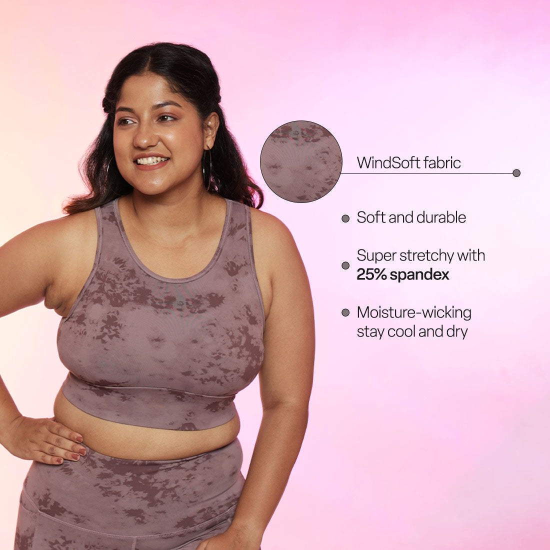 Active Tie-Dye Sports Bra