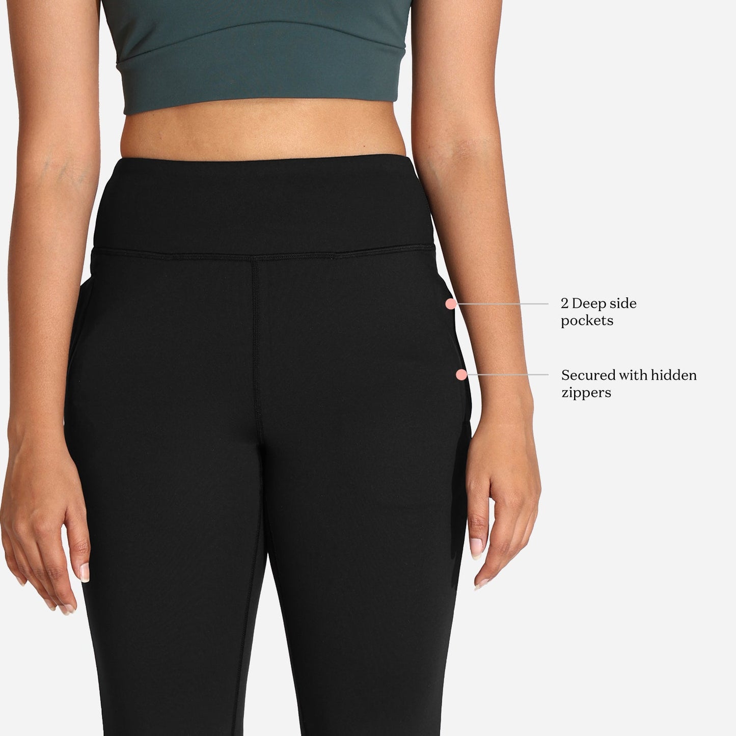 On-the-Go Slit Flare Pants