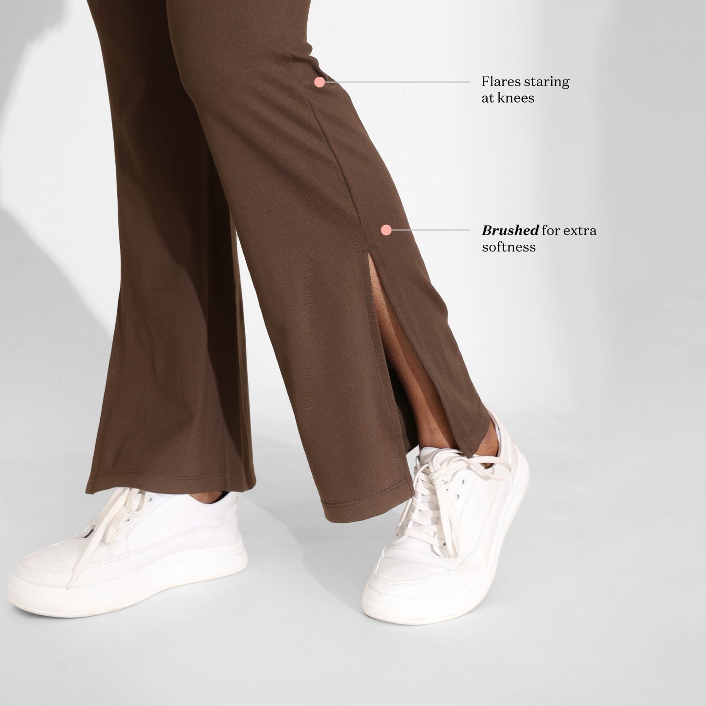 On-the-Go Slit Flare Pants