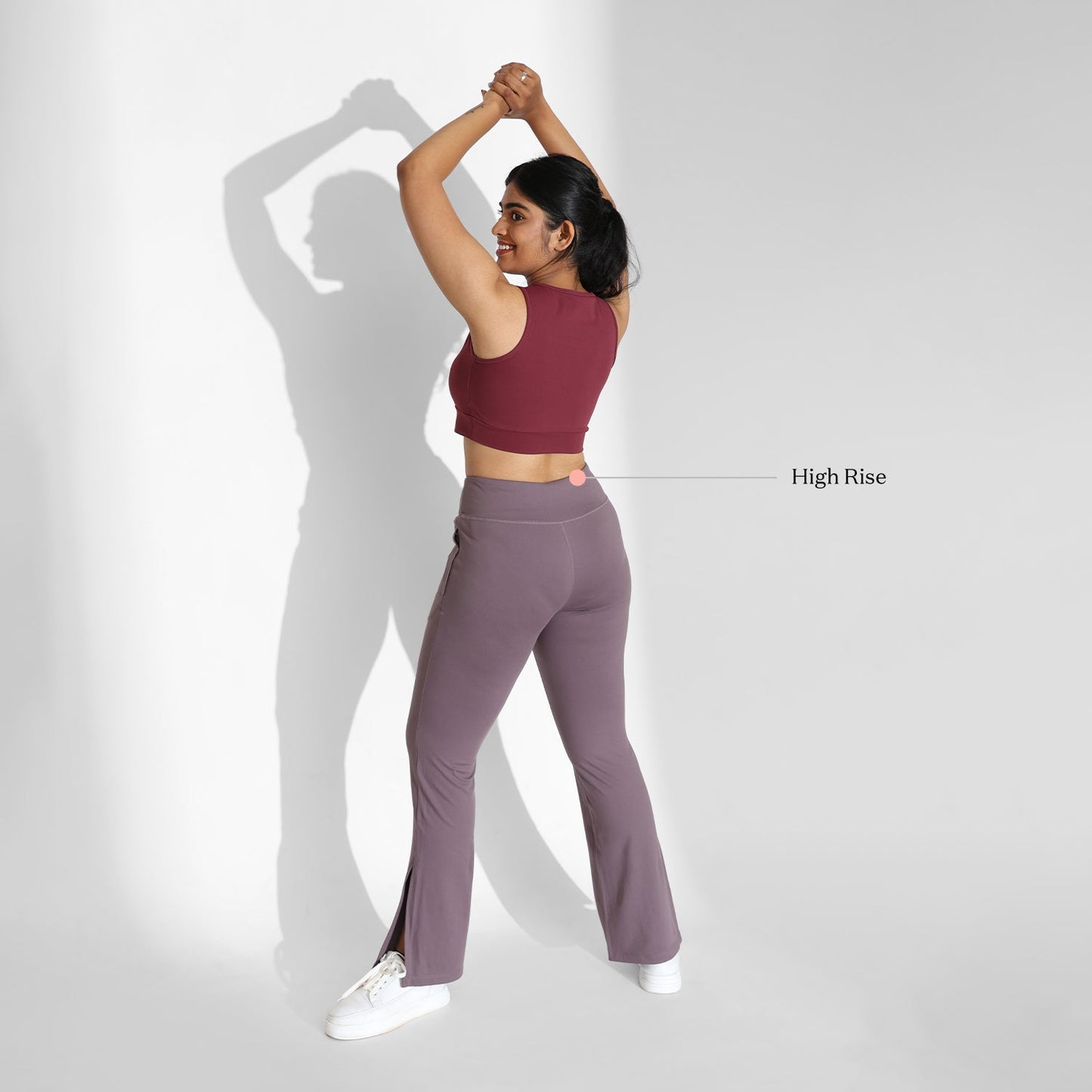 On-the-Go Slit Flare Pants