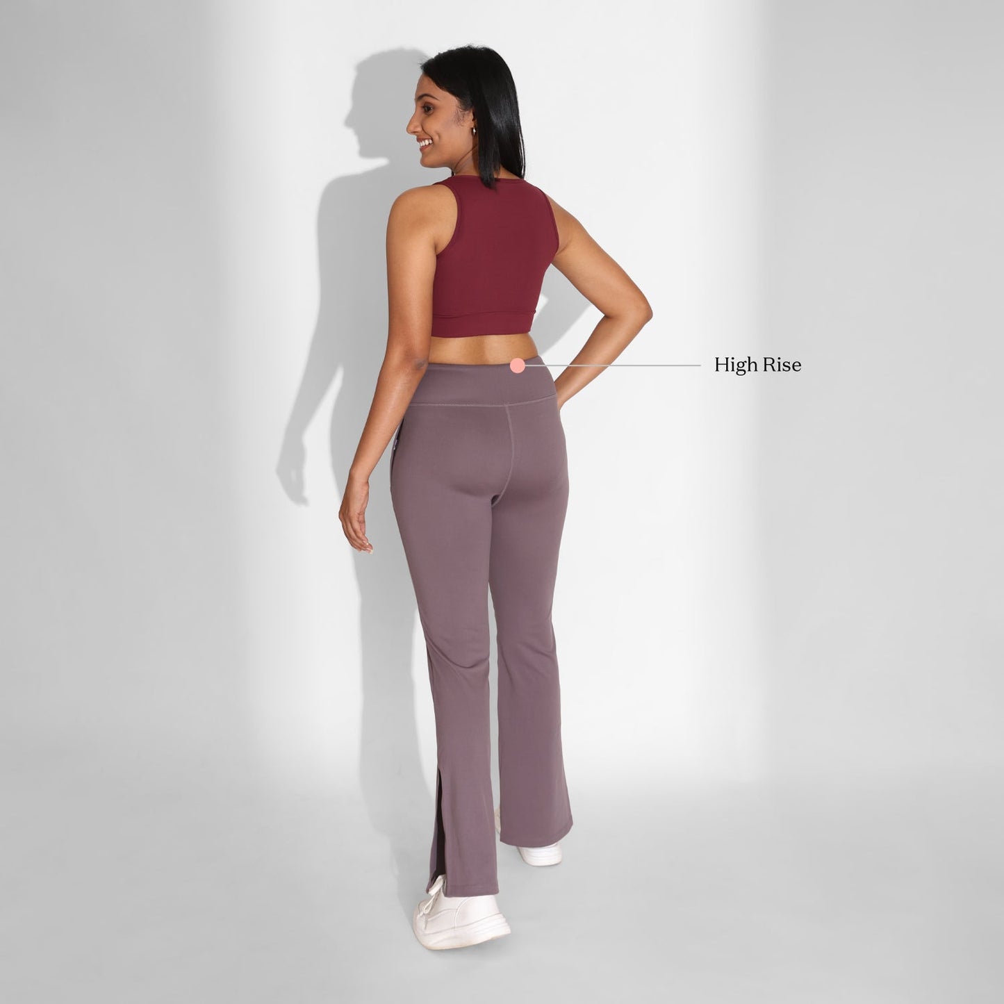 On-the-Go Slit Flare Pants