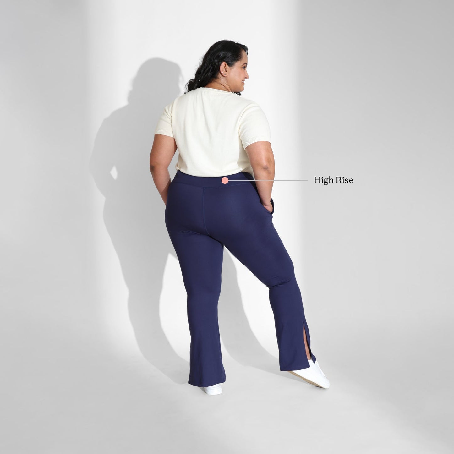 On-the-Go Slit Flare Pants