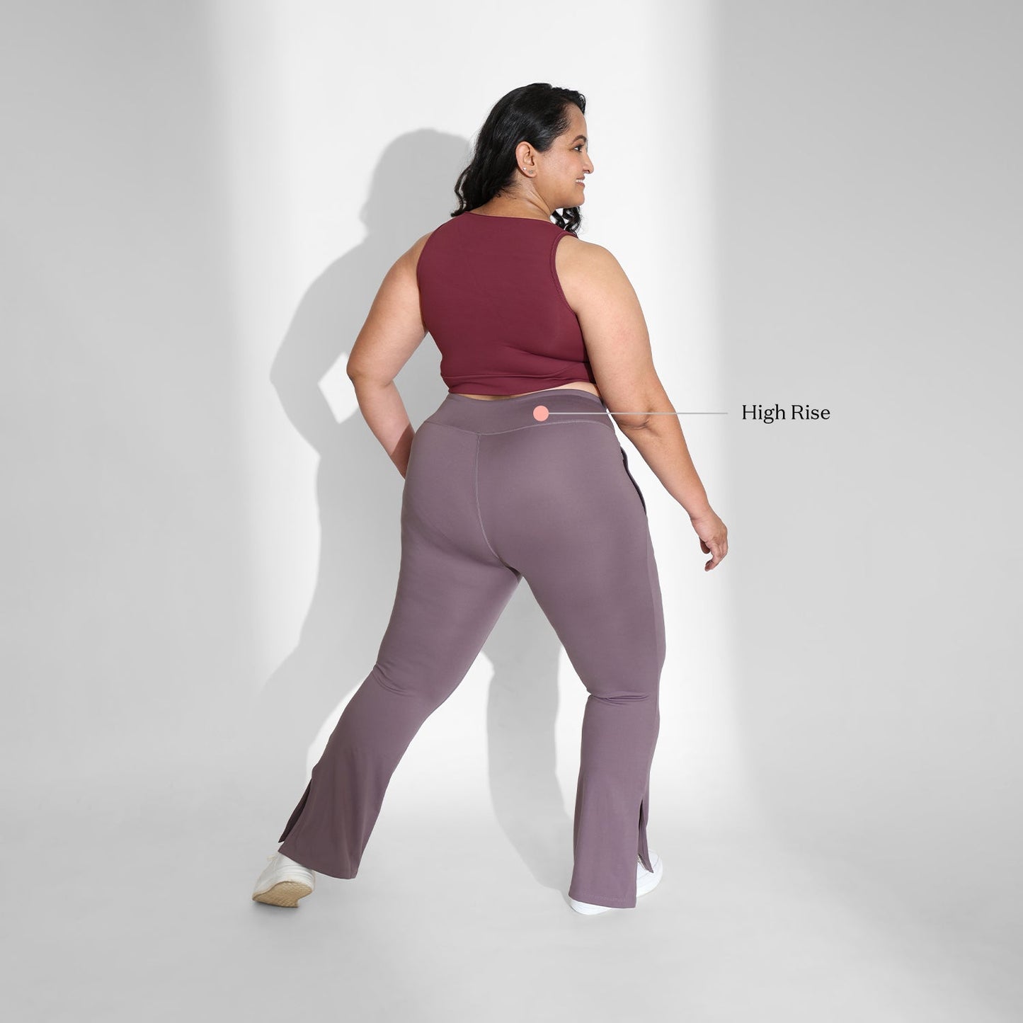 On-the-Go Slit Flare Pants