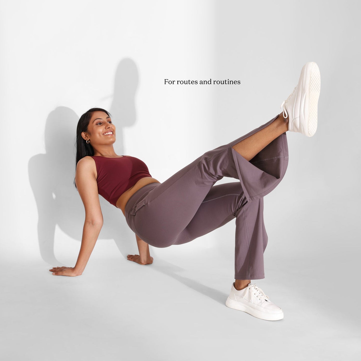 On-the-Go Slit Flare Pants