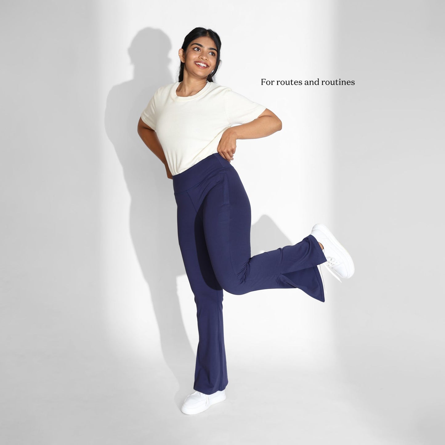 On-the-Go Slit Flare Pants