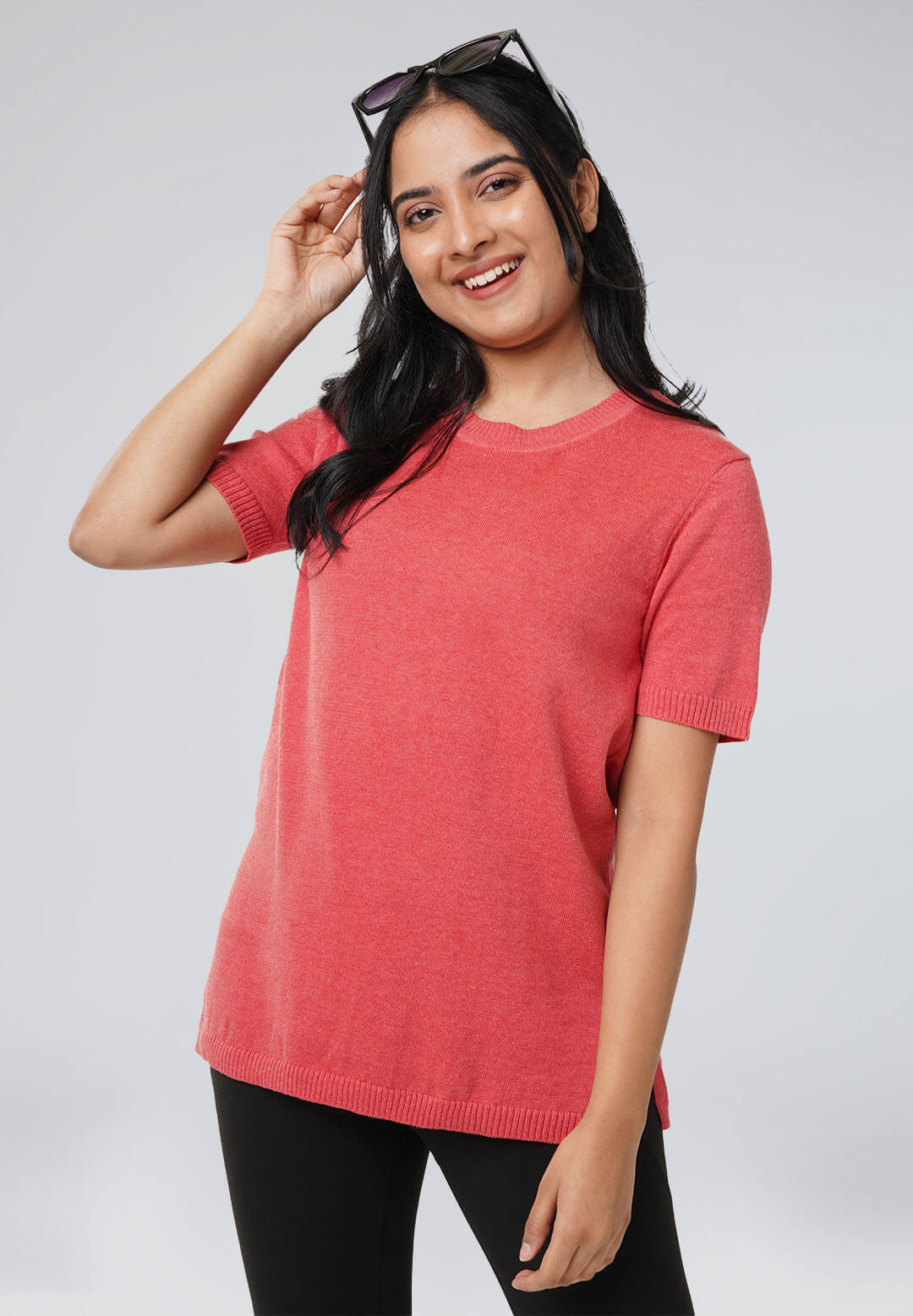 Half Sleeve Cotton Tops for Women & Girls