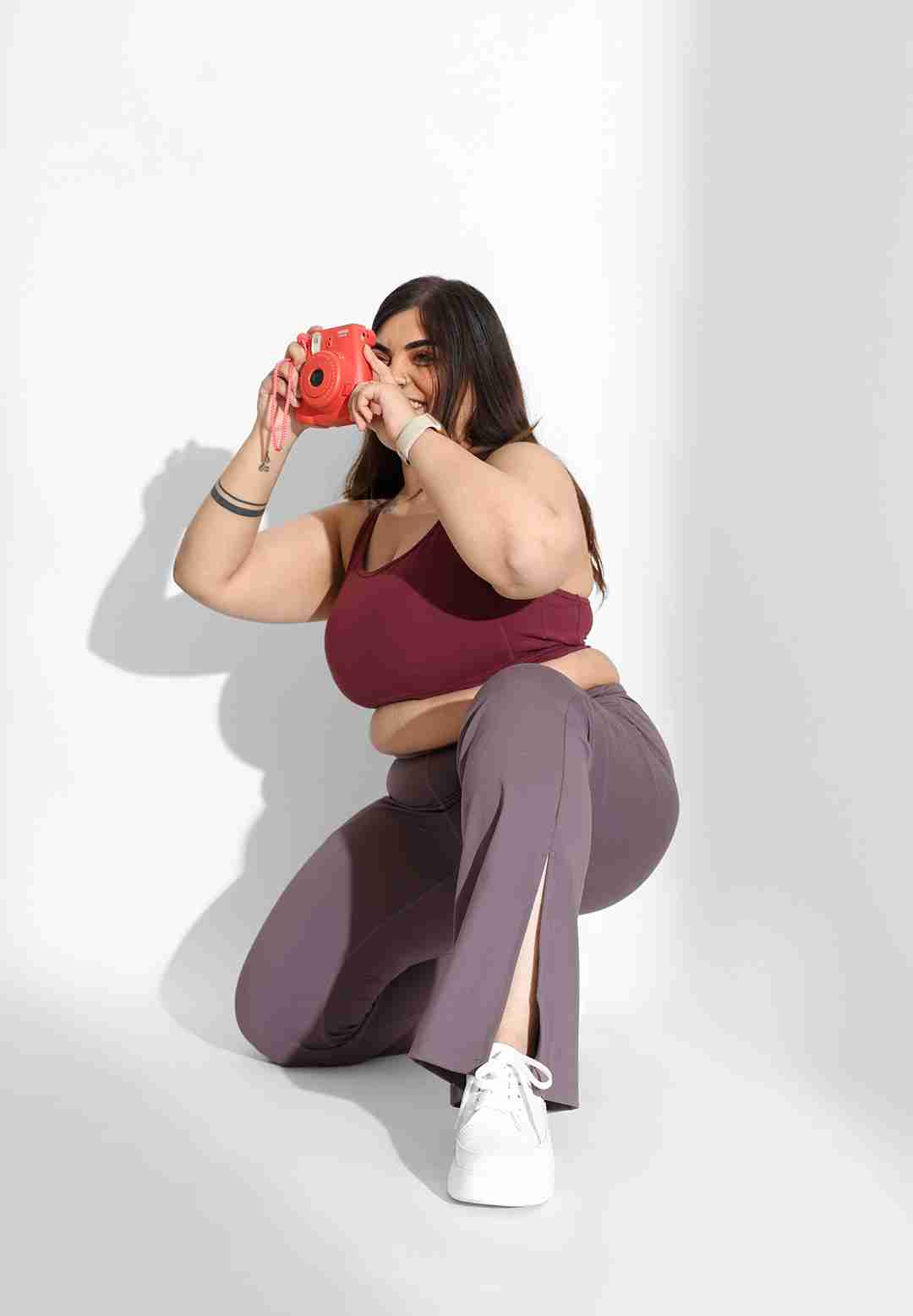 On-the-Go Slit Flare Pants