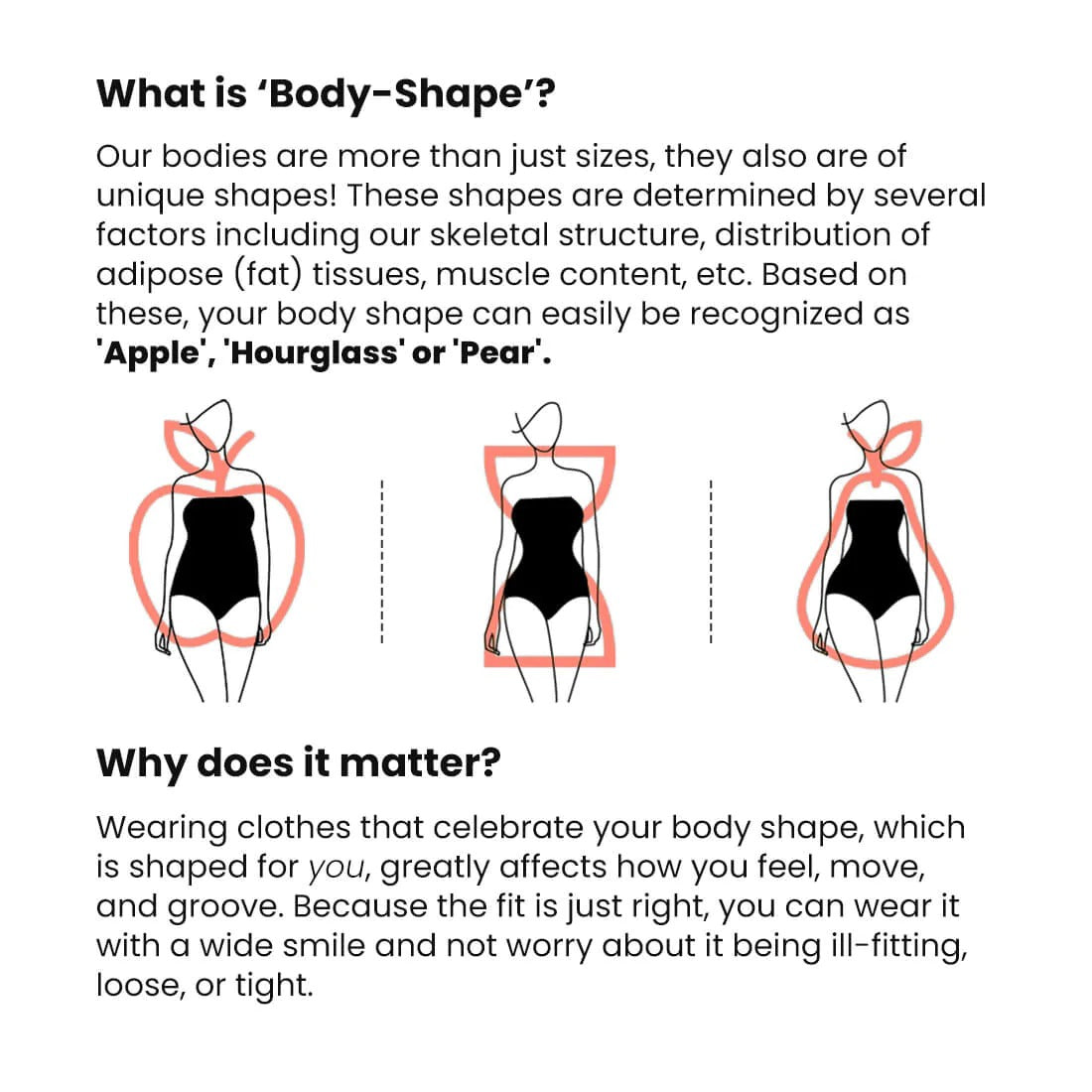 Pamela Pink,Active Apple,Hearty Hourglass,Peppy Pear,XS-elene,S-elene,M-aia,L-una,XL-una,2XL-una,3XL-una