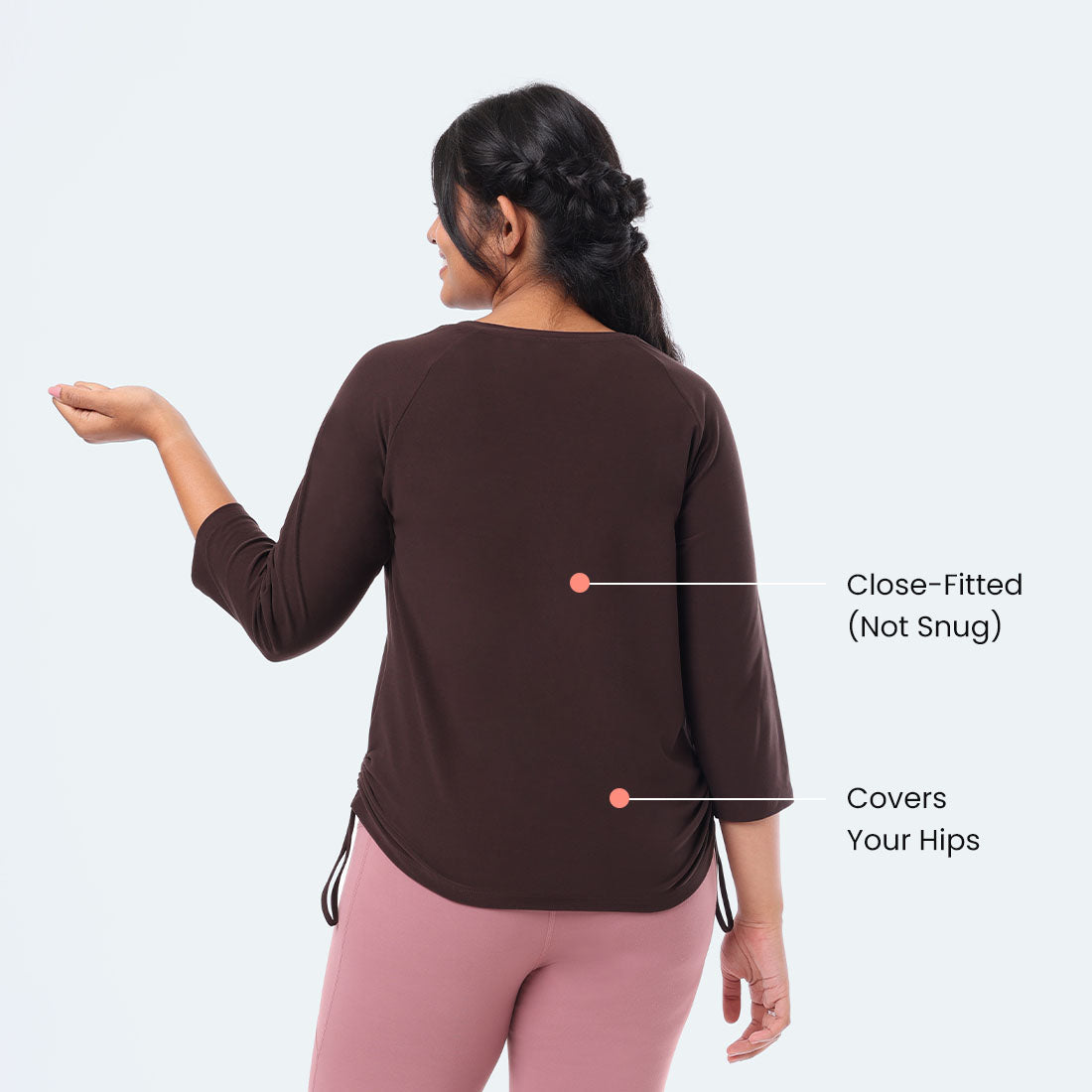 Barkha Brown, XS-elene, S-elene, M-aia, L-una, XL-una, XXL-una, XXXL-una