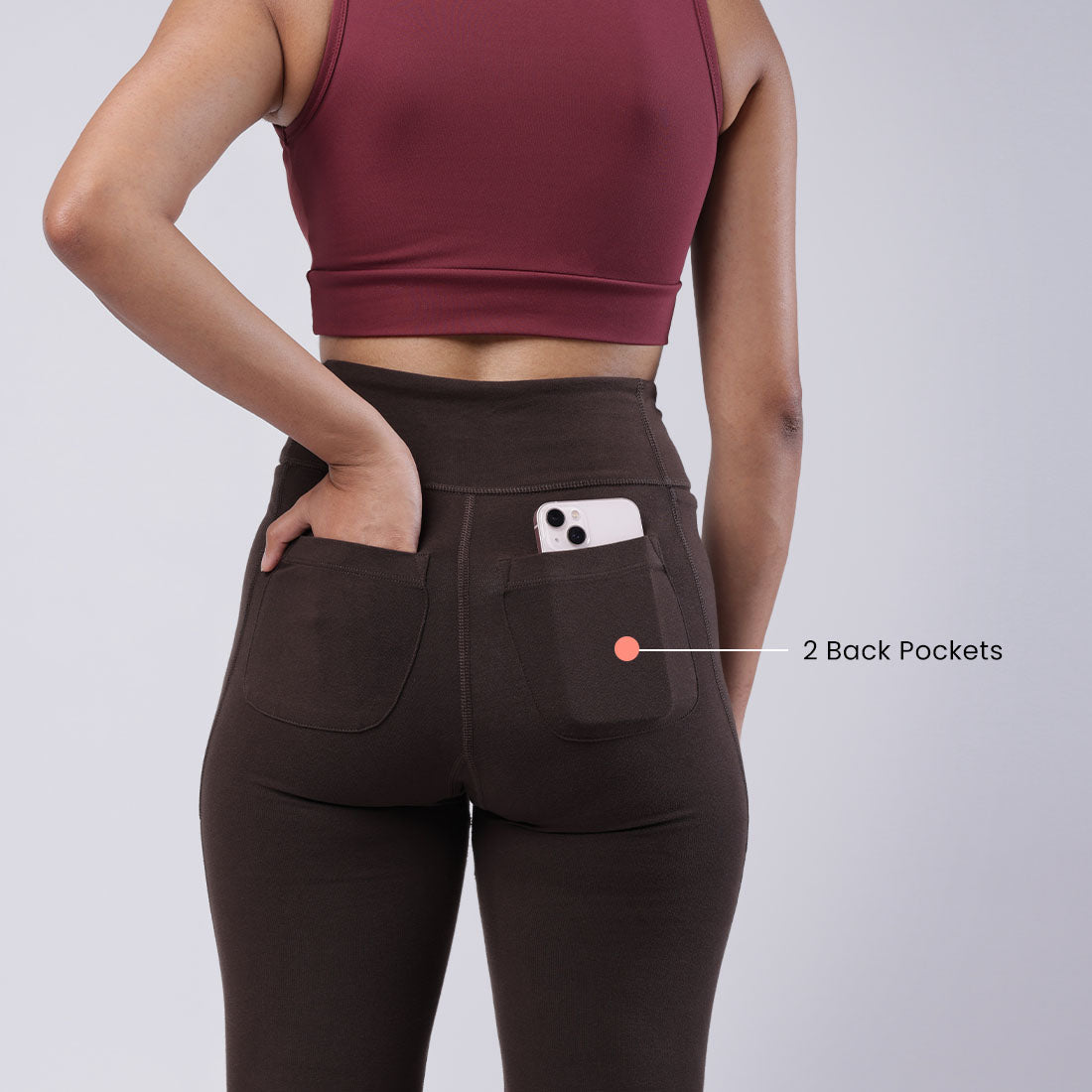 Groove-In Cotton Flare Pants - Regular