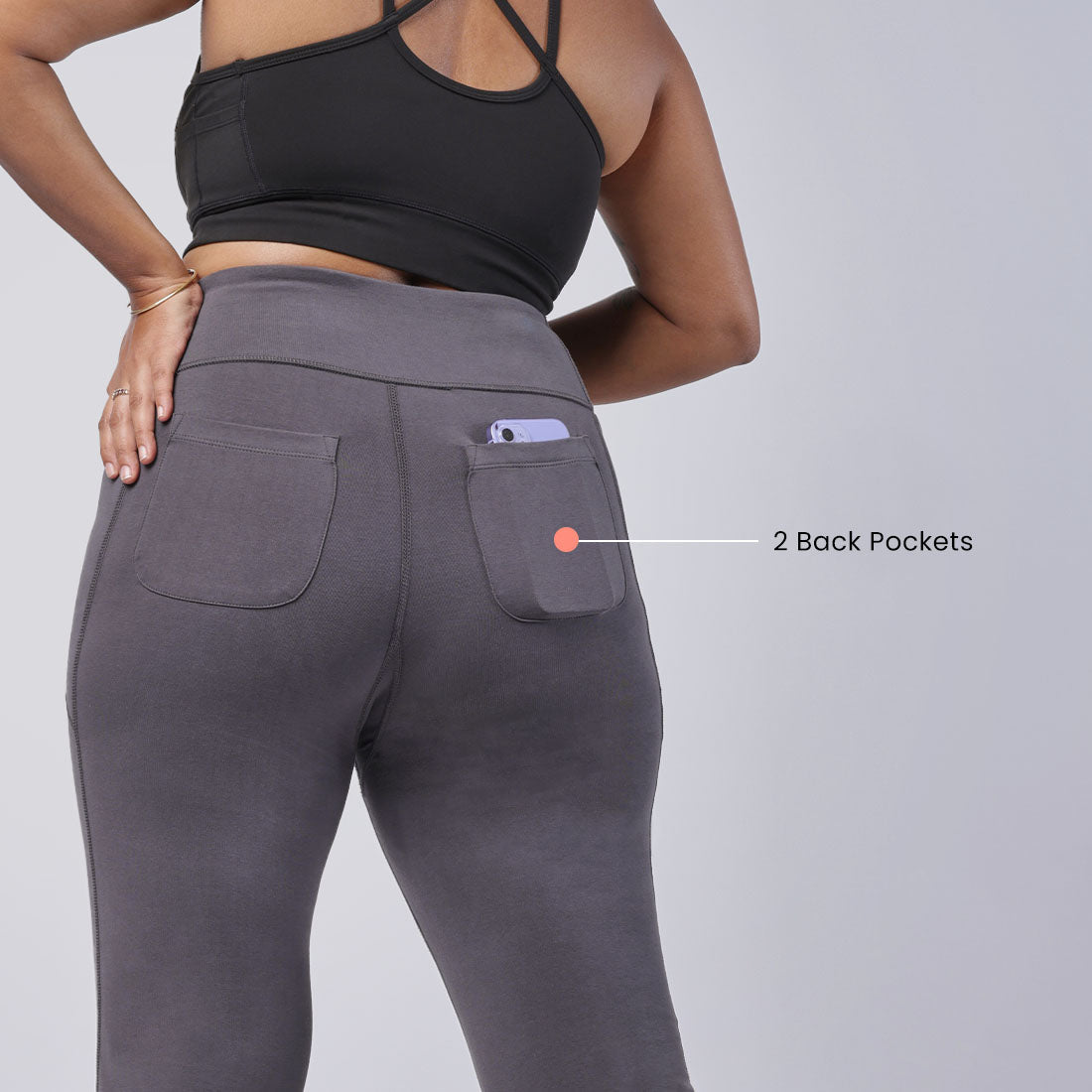 Groove-In Cotton Flare Pants - Regular