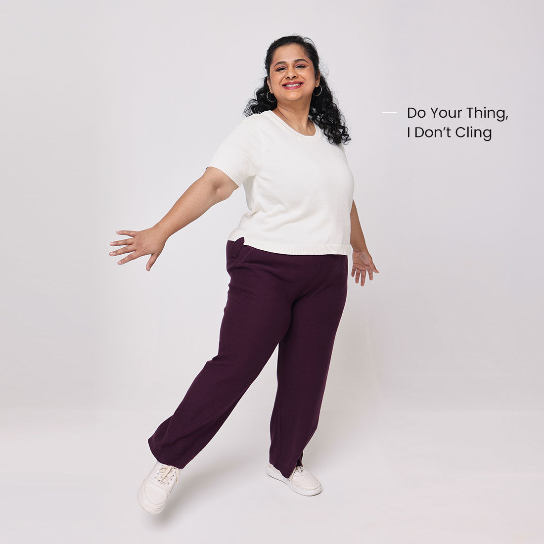 At-Ease Cotton Knit Crop Top