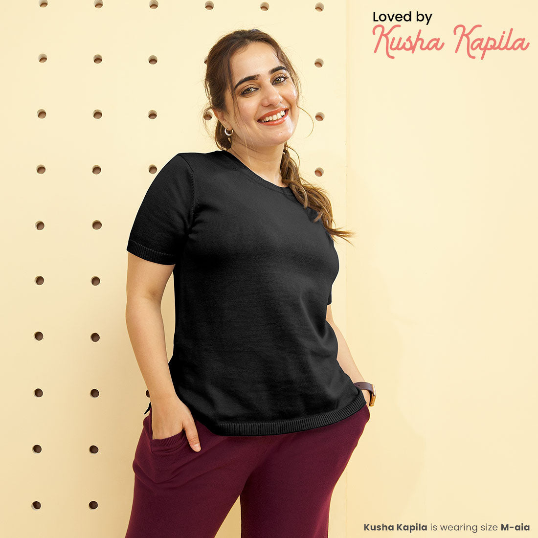 At-Ease Cotton Knit Top