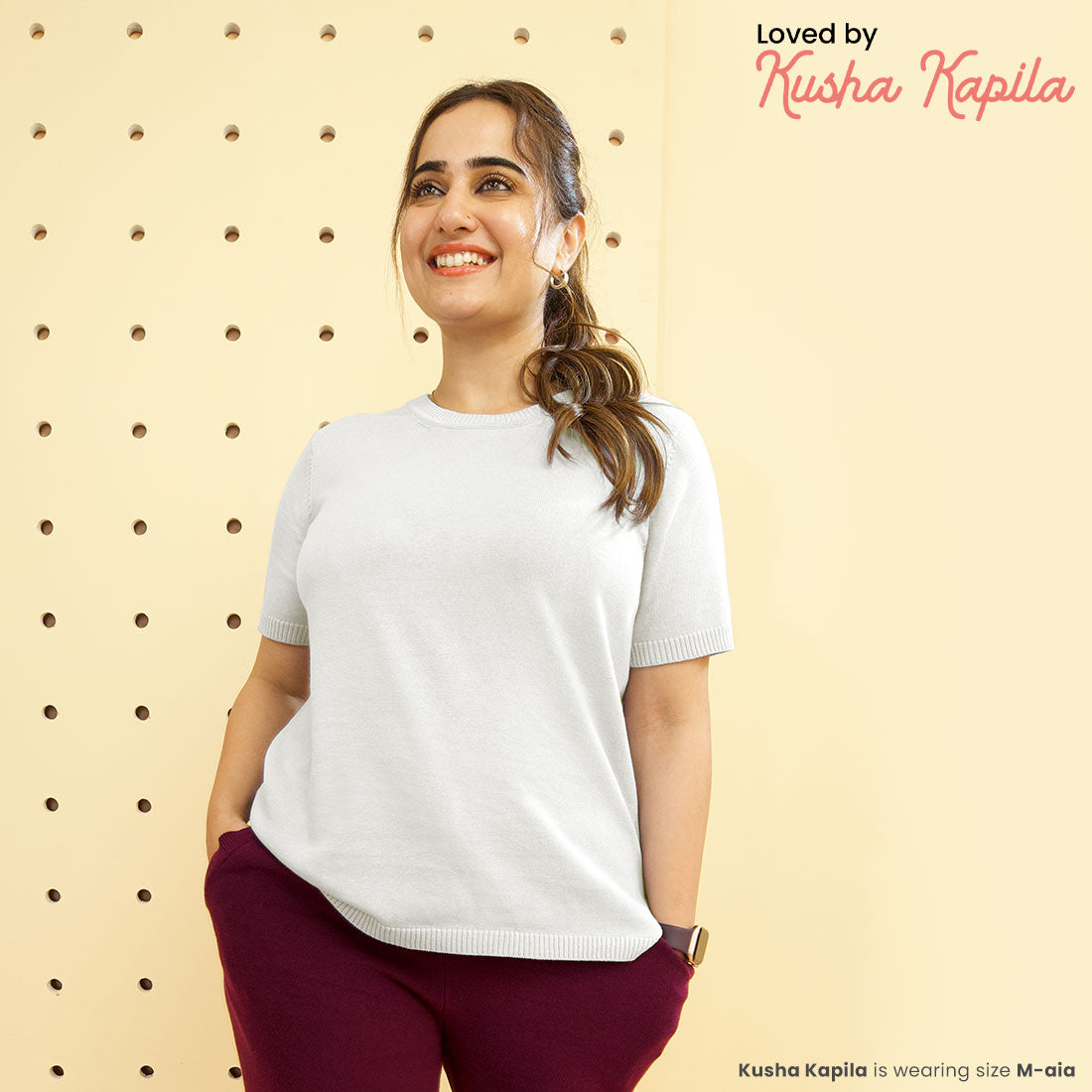 At-Ease Cotton Knit Top