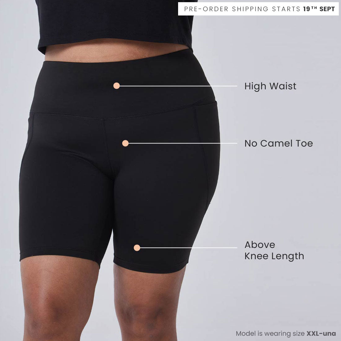 High Waisted Cycling Shorts with Pockets for Women