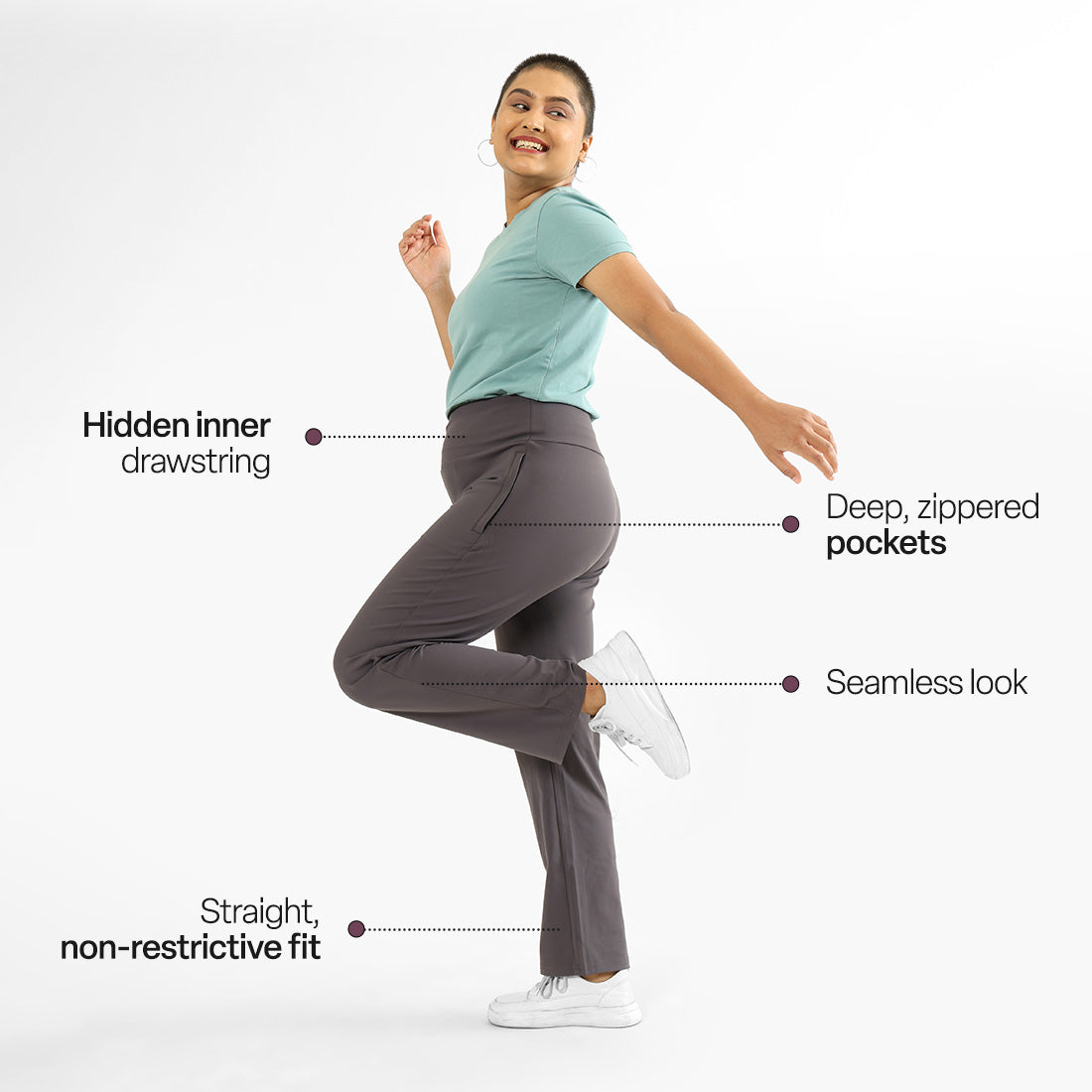 On-The-Go Straight Pants (Classic)