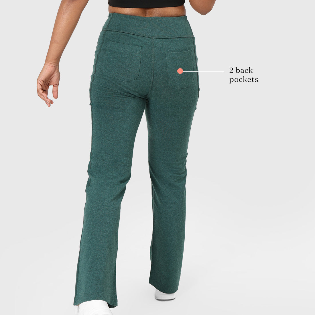 Melange Flare Pants