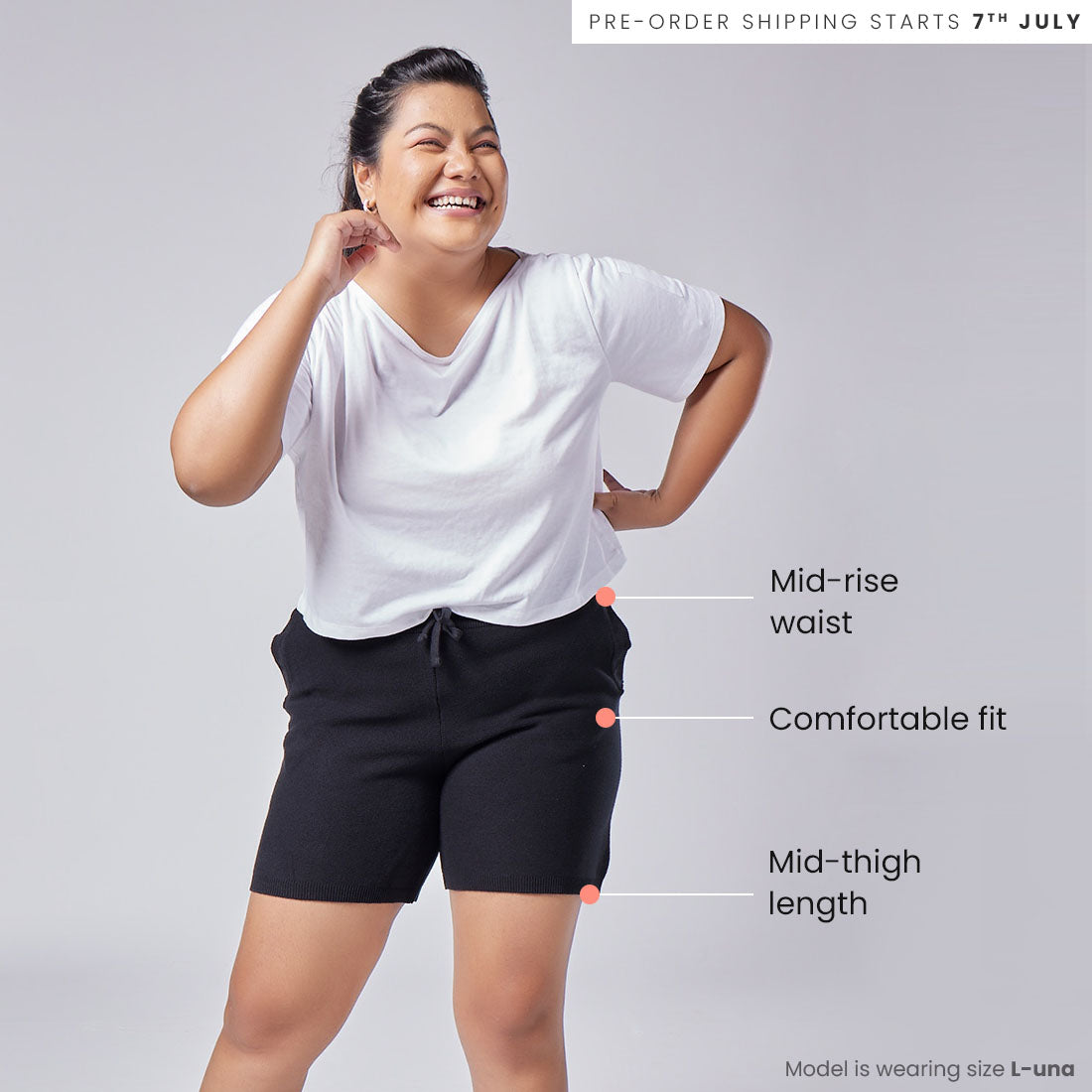 Cotton Shorts with Pockets for Women & Girls