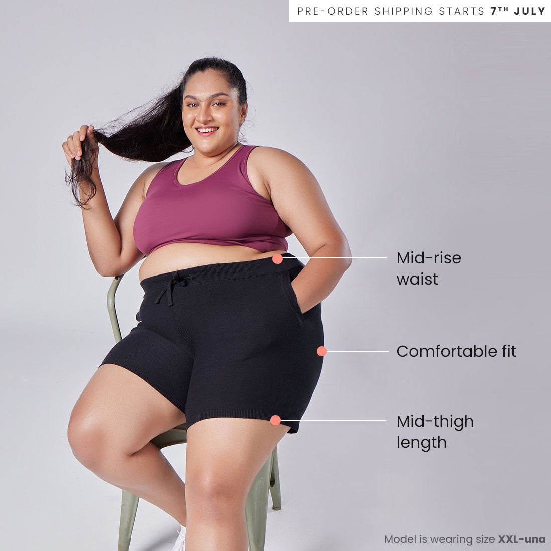 Cotton Shorts with Pockets for Women & Girls