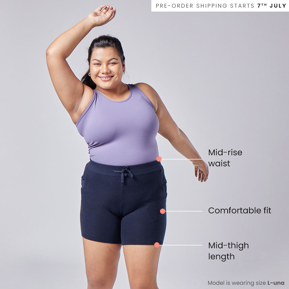 Cotton Shorts with Pockets for Women & Girls