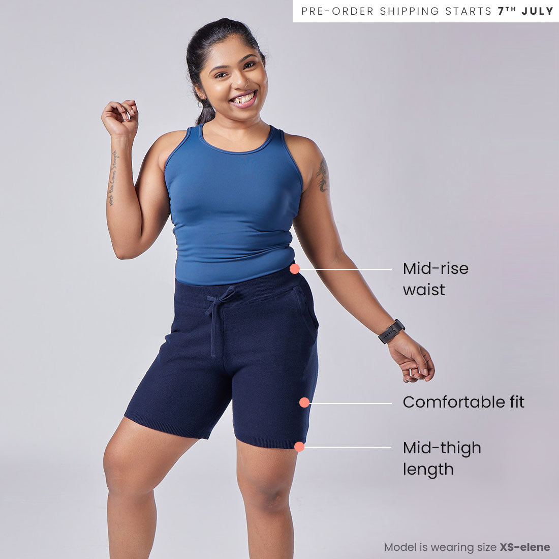 Cotton Shorts with Pockets for Women & Girls