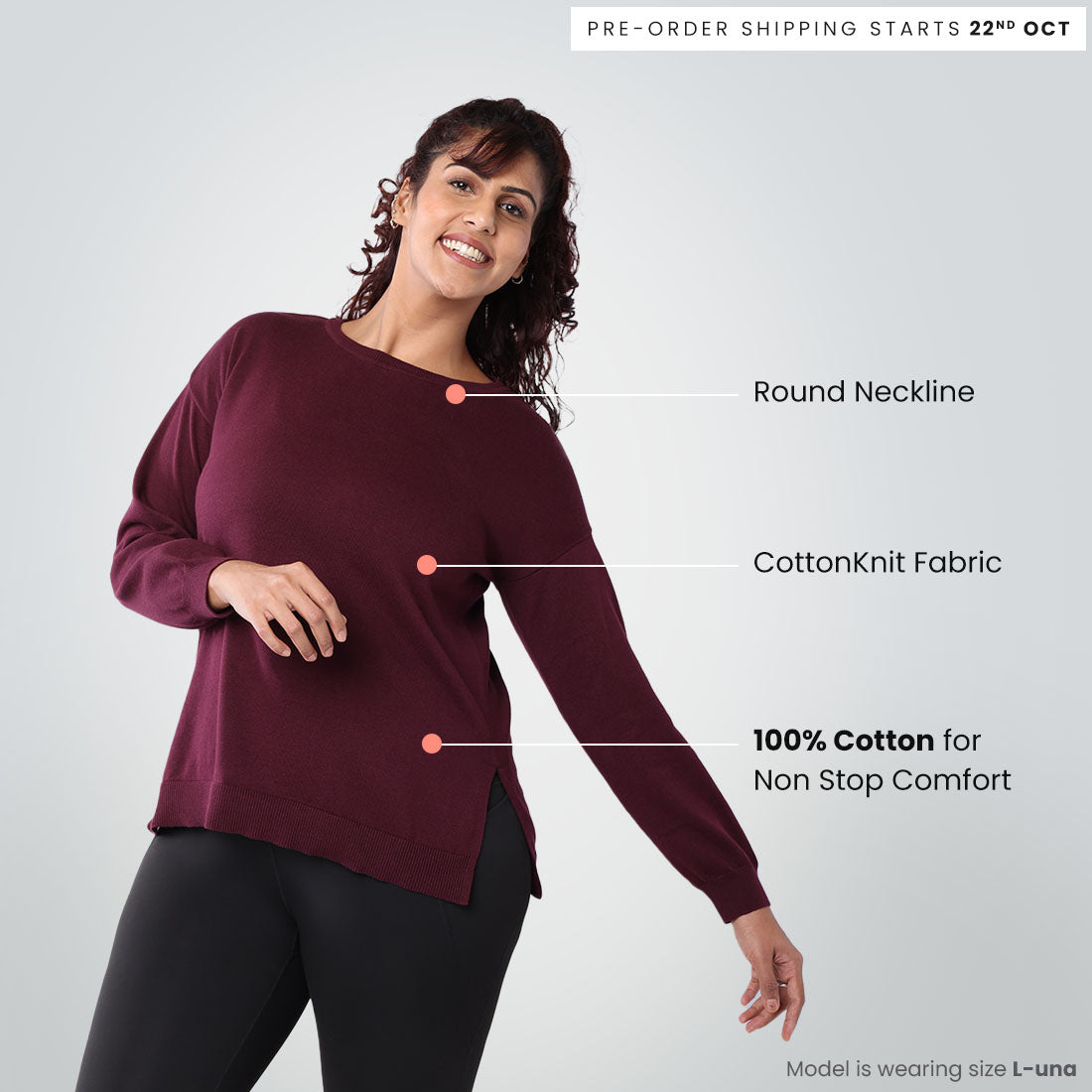 Full Sleeve Cotton Tops for Women & Girls