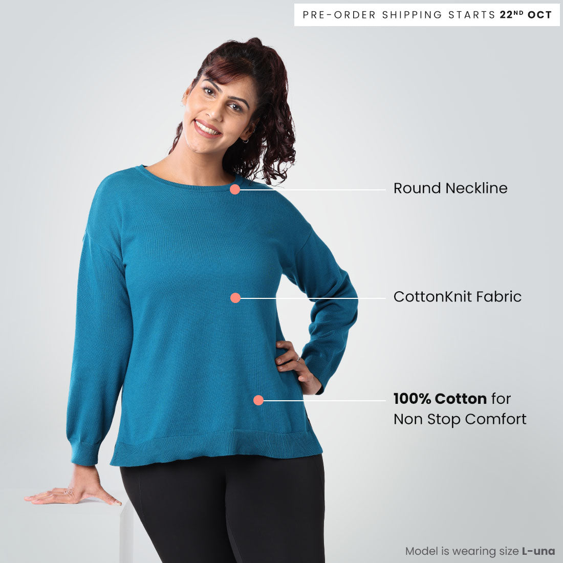 Full Sleeve Cotton Tops for Women & Girls