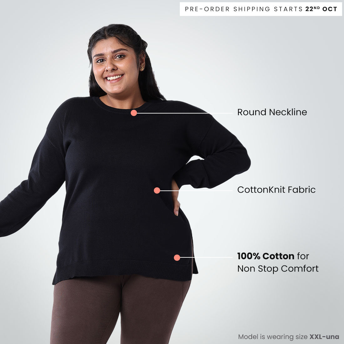 Full Sleeve Cotton Tops for Women & Girls