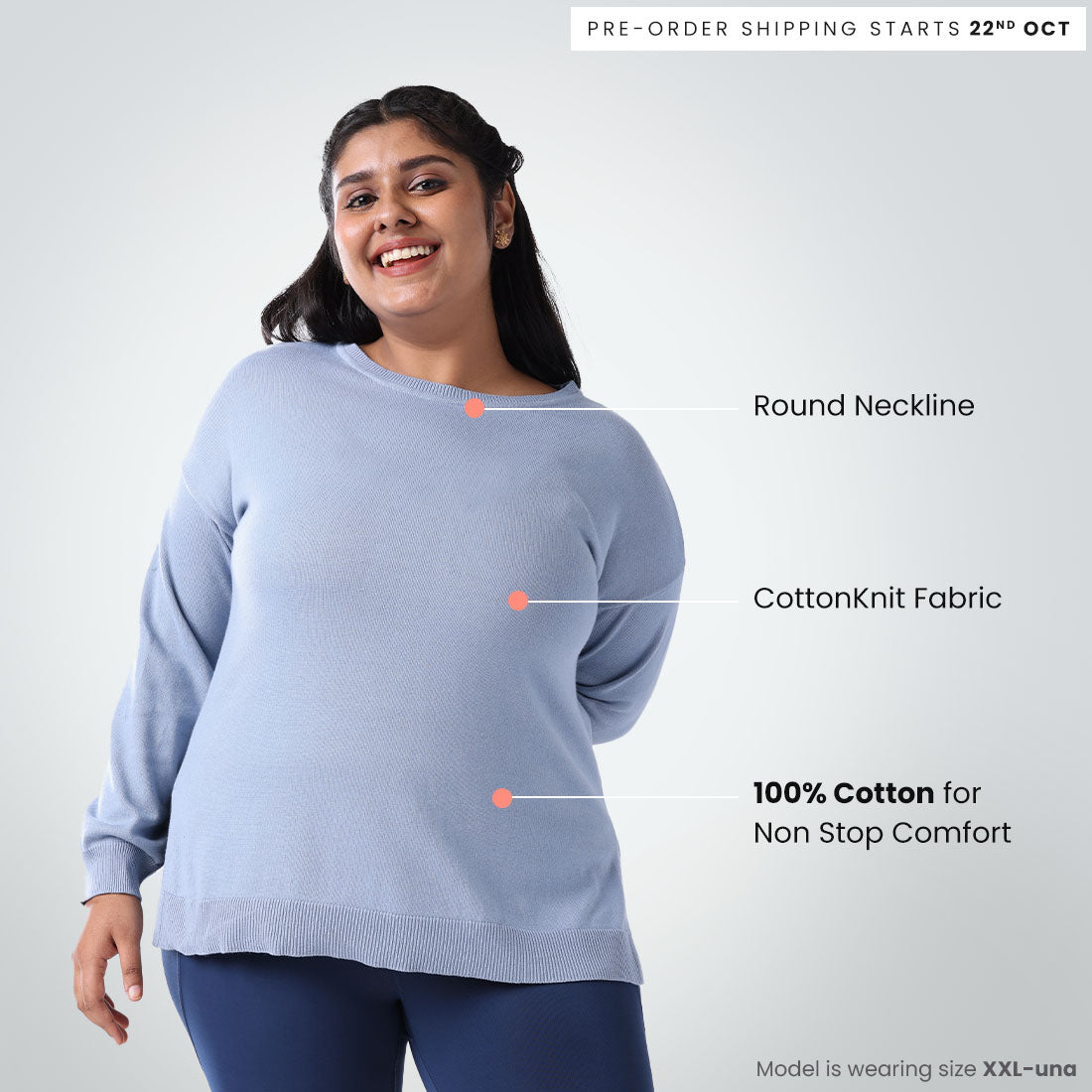 Full Sleeve Cotton Tops for Women & Girls