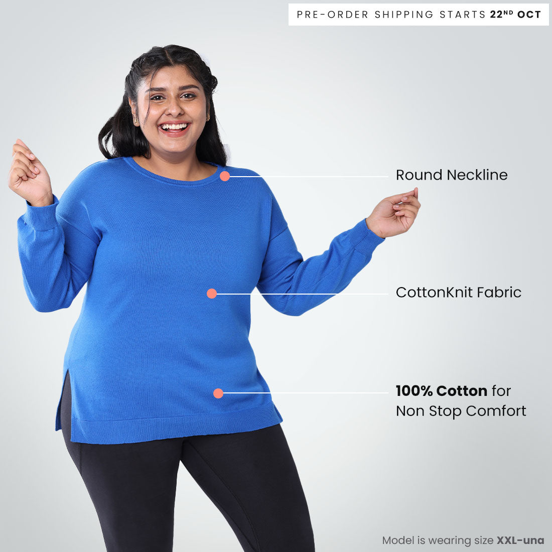 Full Sleeve Cotton Tops for Women & Girls