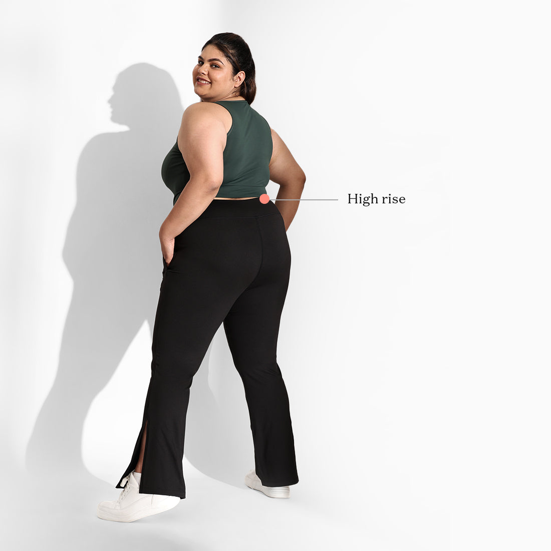 On-the-Go Slit Flare Pants