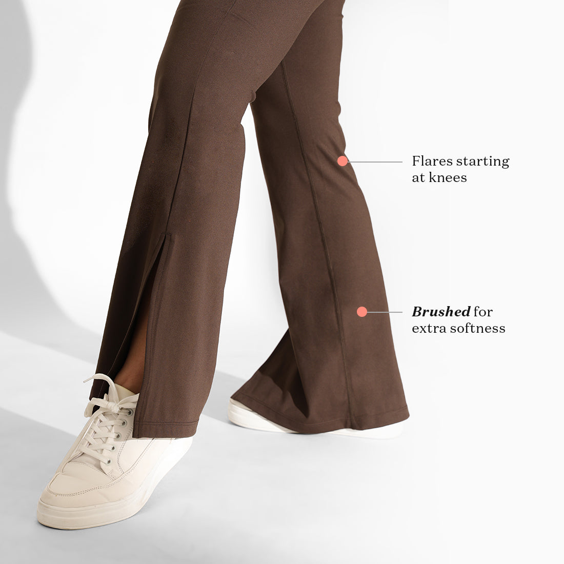 On-the-Go Slit Flare Pants