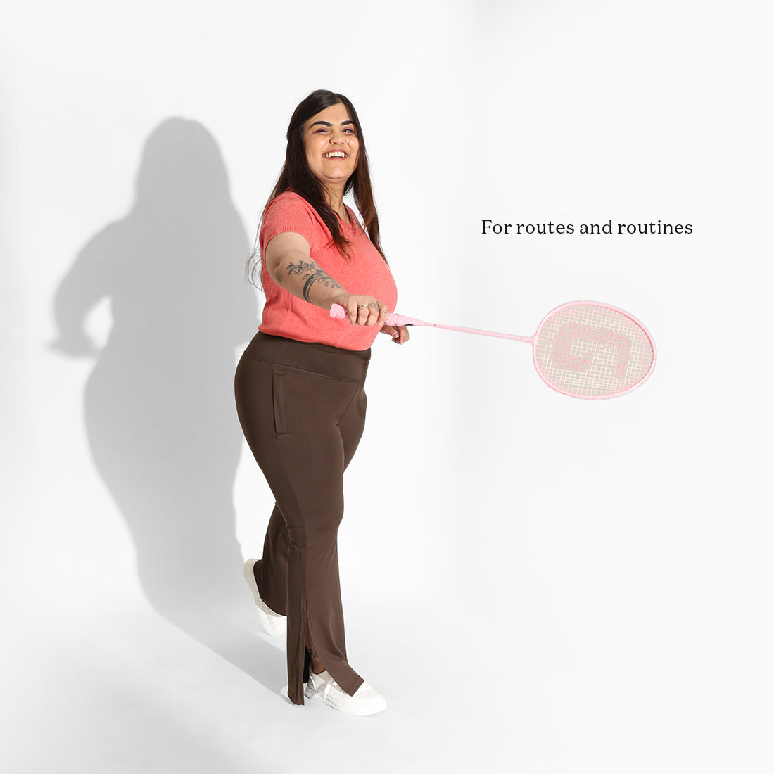 On-the-Go Slit Flare Pants