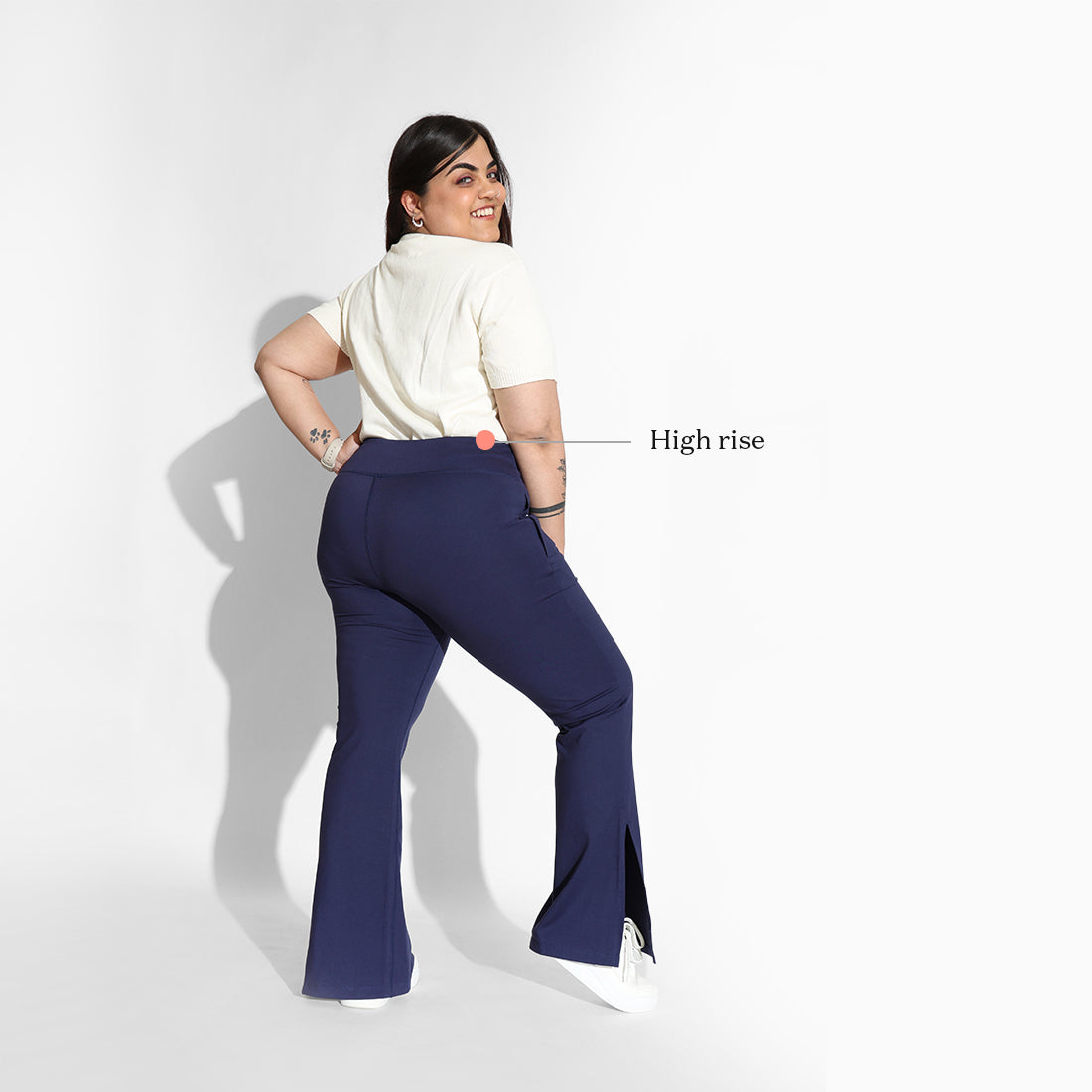 On-the-Go Slit Flare Pants