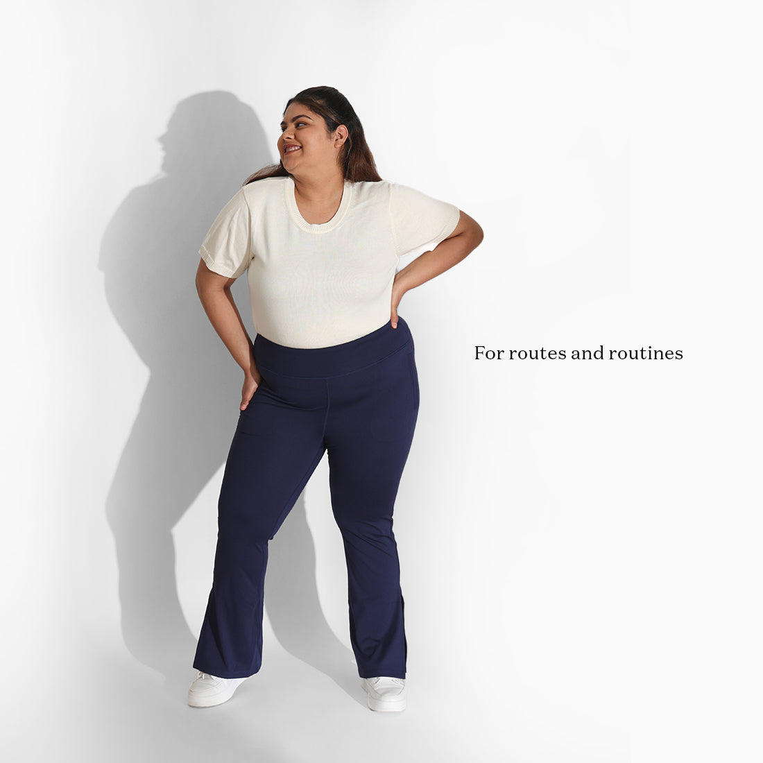 On-the-Go Slit Flare Pants