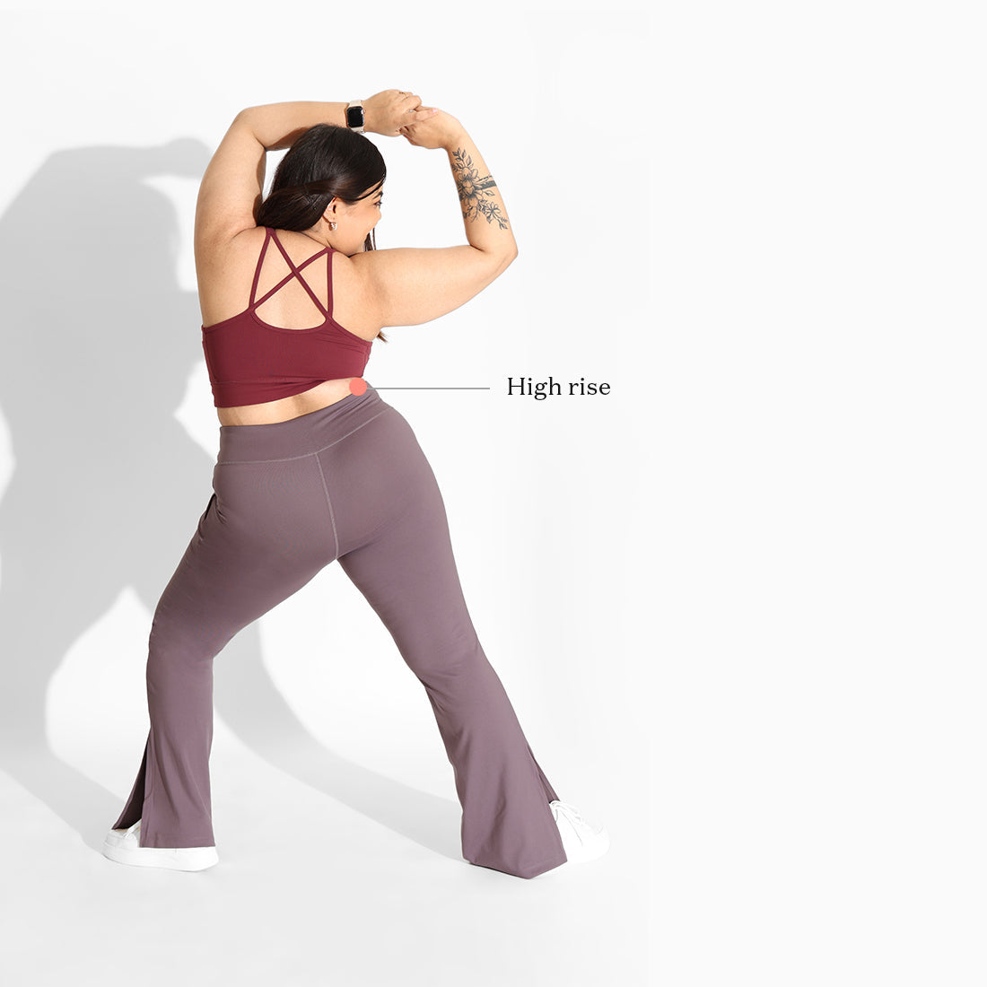 On-the-Go Slit Flare Pants