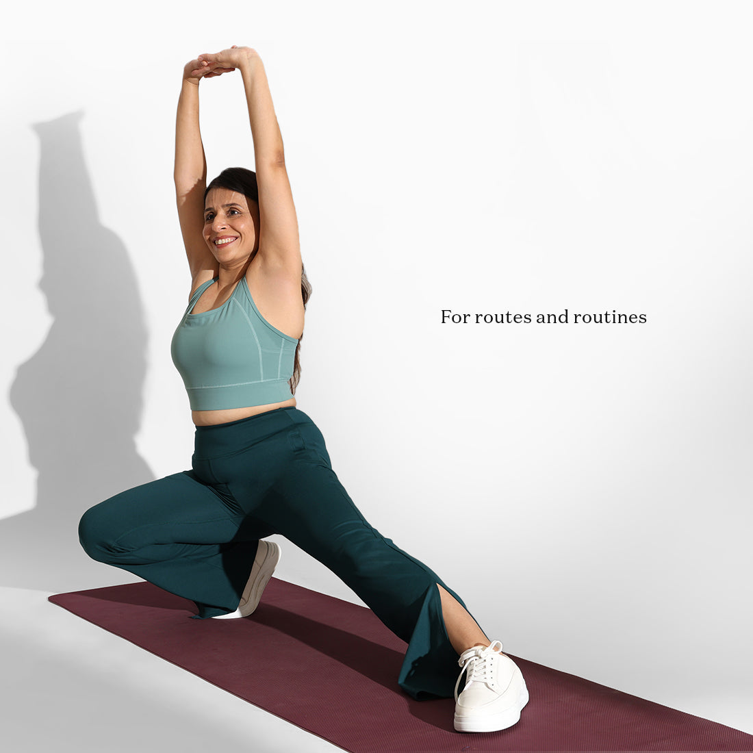 On-the-Go Slit Flare Pants