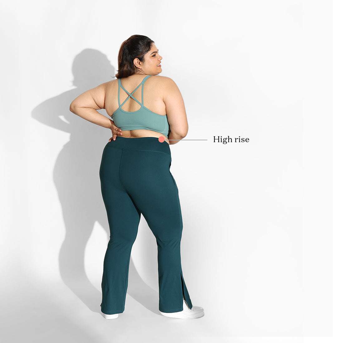 On-the-Go Slit Flare Pants