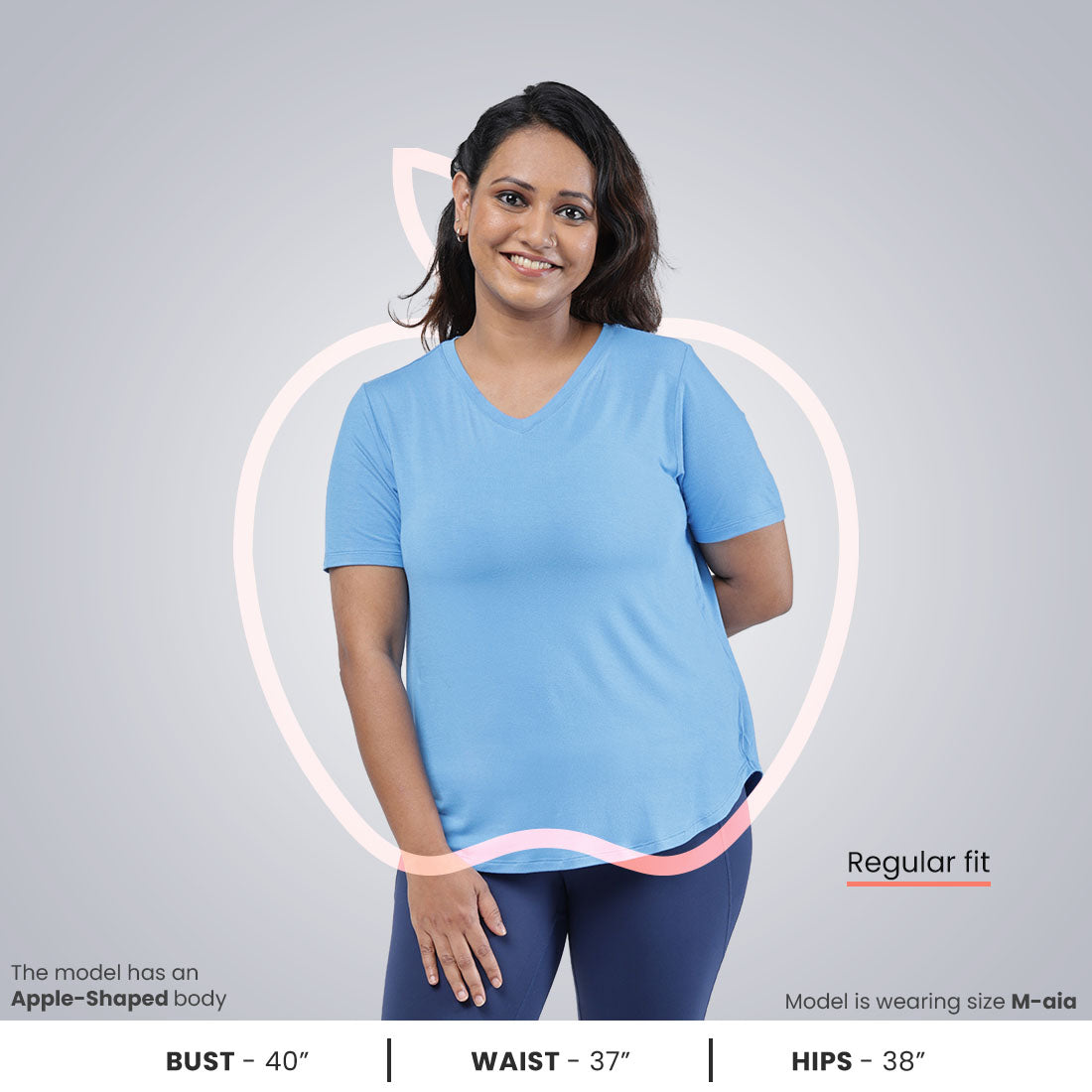 Fit Me Right Tees - Bella Blue