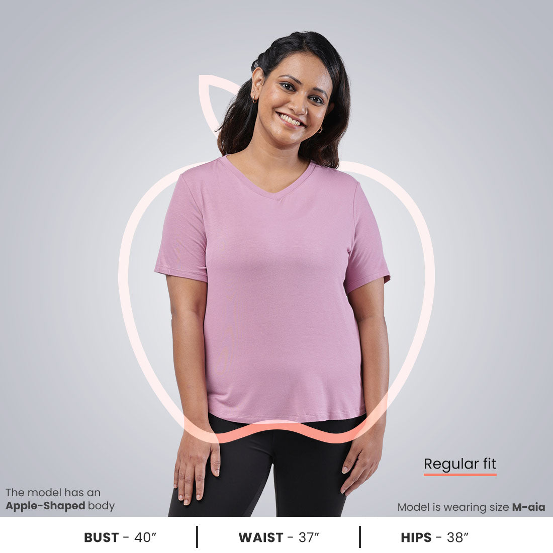 Fit Me Right Tees -  Pamela Pink