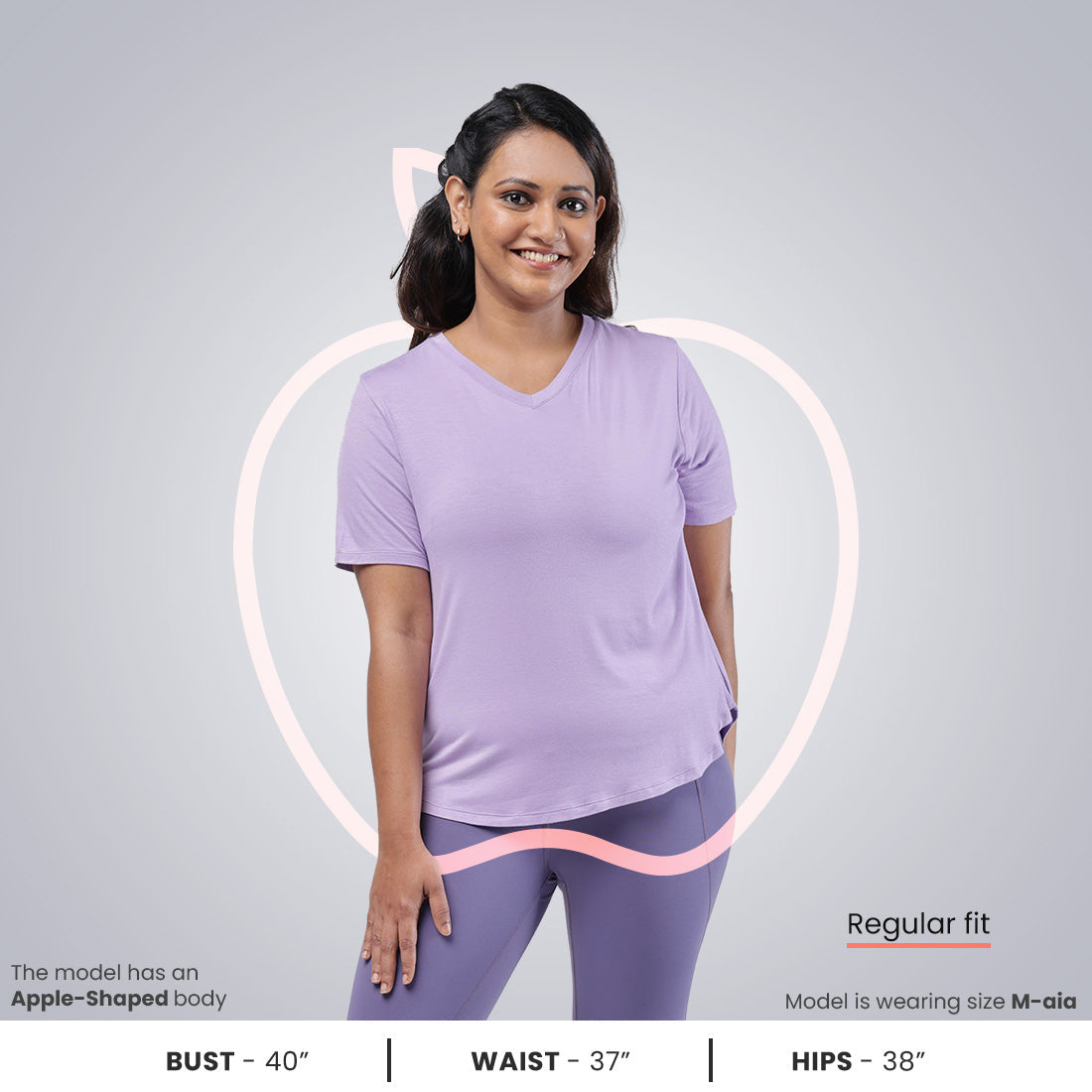 Fit Me Right Tees - Lily Lilac