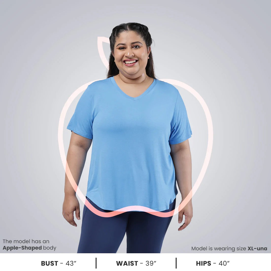 Bella Blue,Active Apple,XL-una,2XL-una,3XL-una
