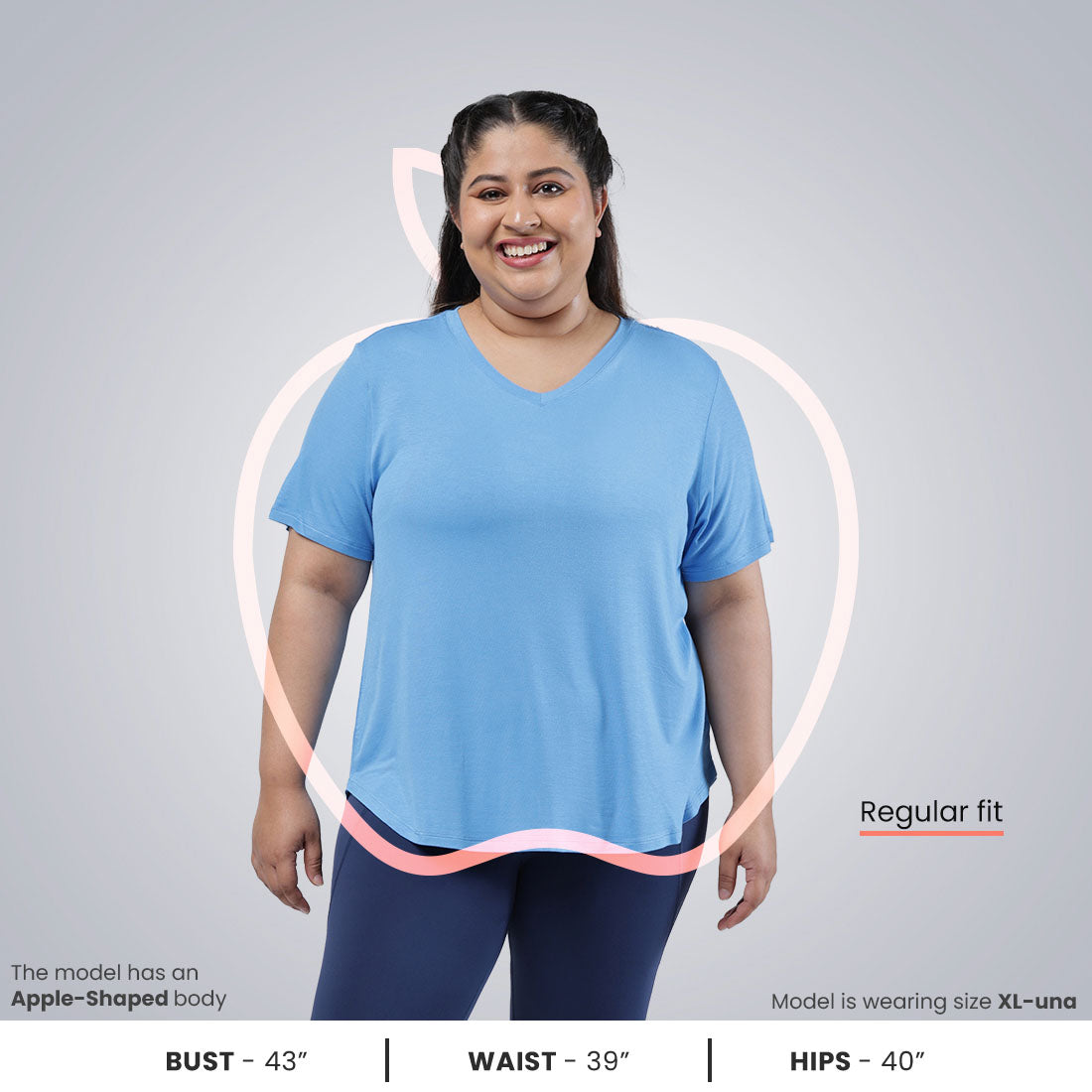 Fit Me Right Tees - Bella Blue