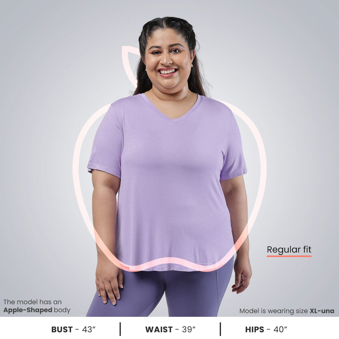 Fit Me Right Tees - Lily Lilac