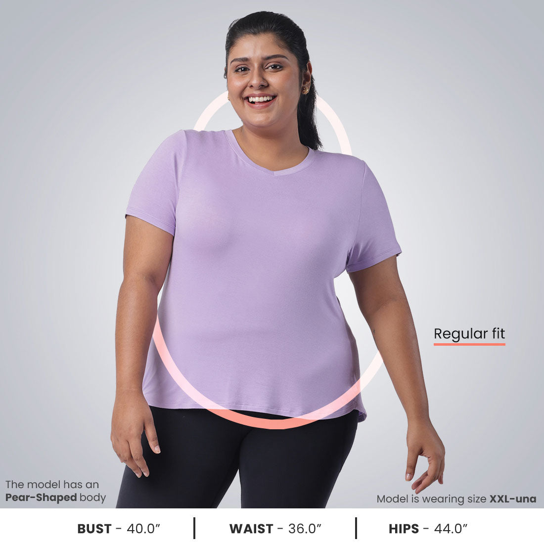 Fit Me Right Tees - Lily Lilac