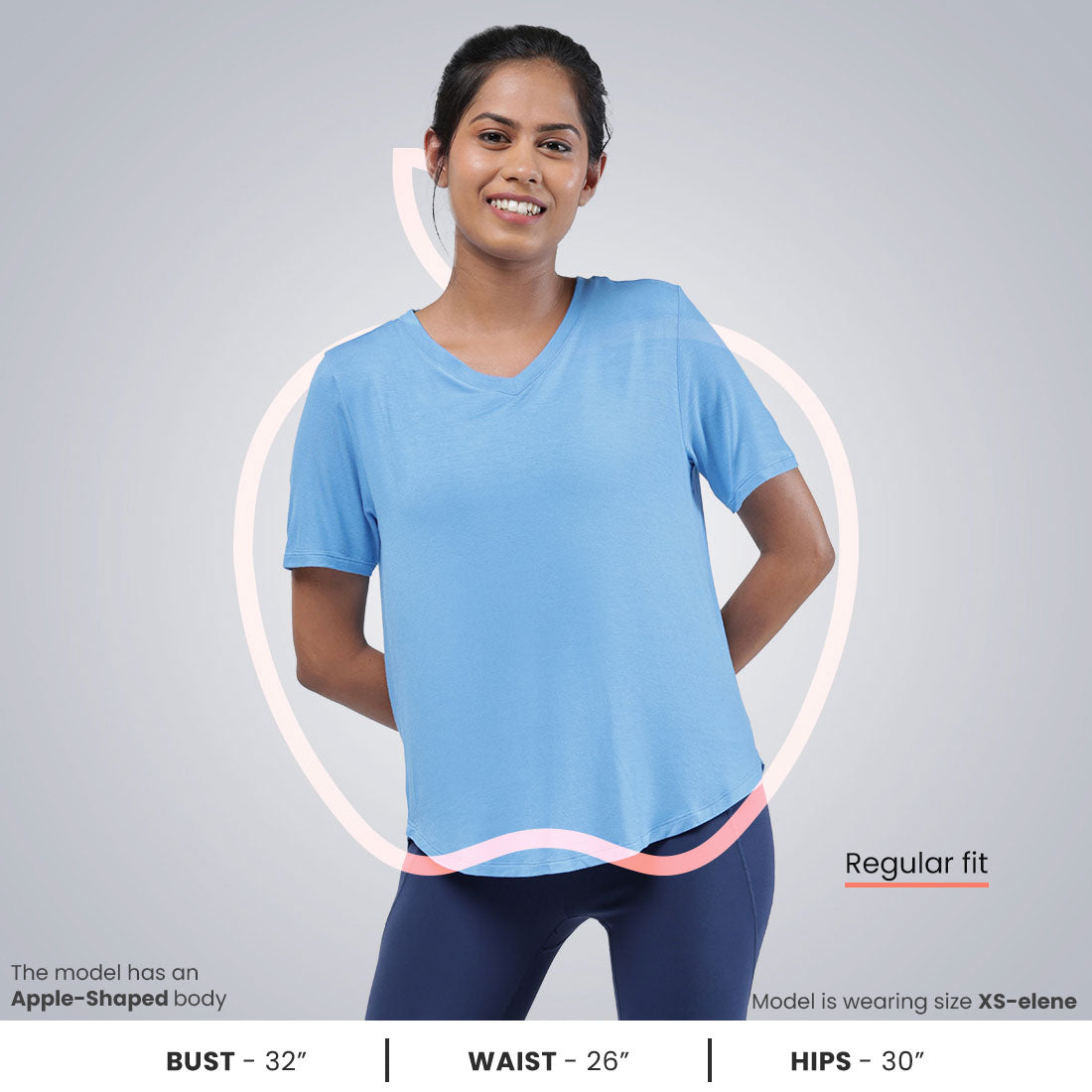 Fit Me Right Tees - Bella Blue