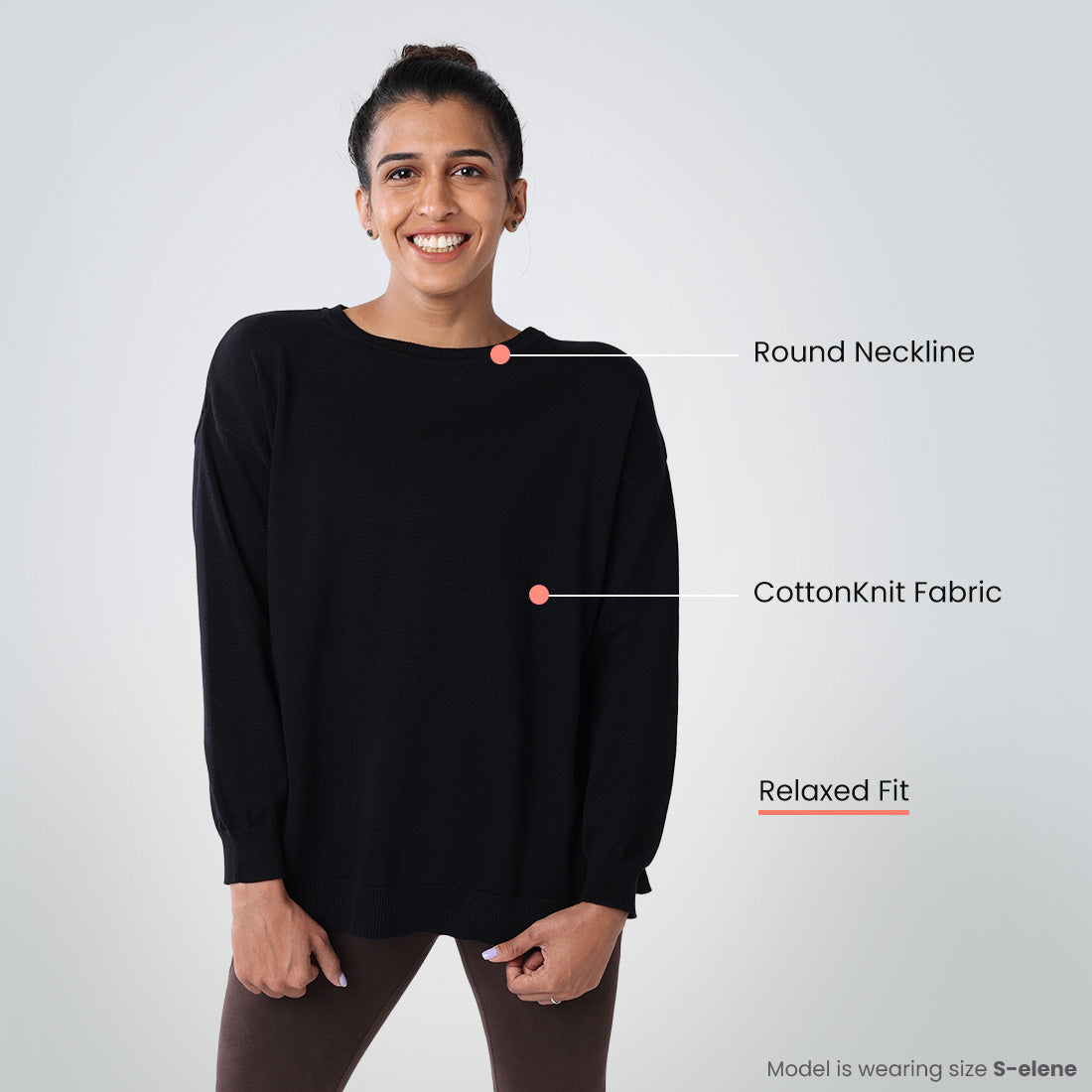 At-Ease CottonKnit Top - Full Sleeves