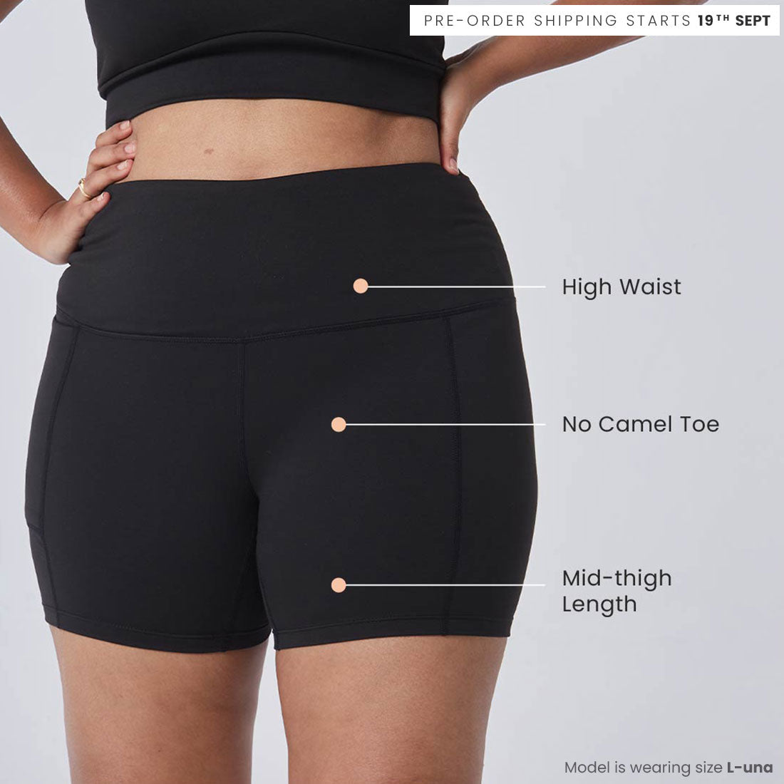 High Waisted Gym Shorts with Pockets for Women