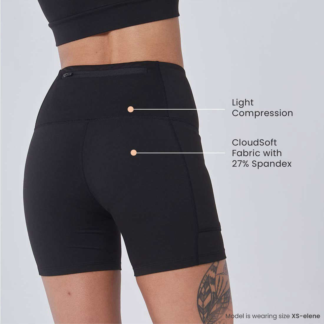 Bliss Black, XS-elene, S-elene, M-aia, L-una, XL-una, XXL-una, XXXL-una, XXXXL-una